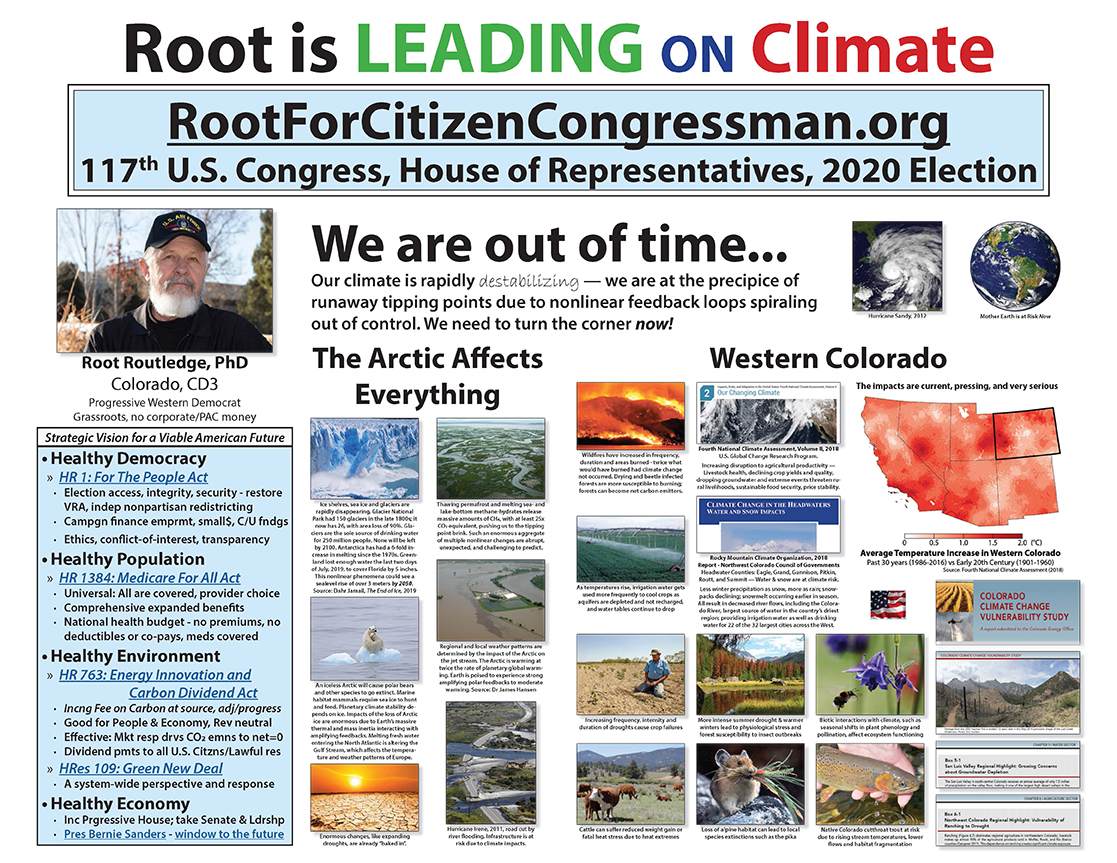 Root is LEADING on CLIMATE